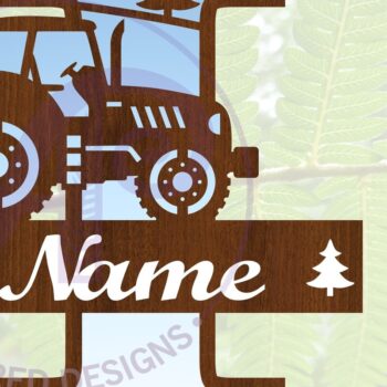 Intra απο ξύλο plywood 3mm-4mm πάχος – Μονόγραμμα τρακτέρ Letter I Δίασταση  20x20 cm INTRAFABR-70481001 - Image 1