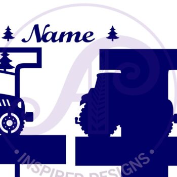 Intra απο ξύλο plywood 3mm-4mm πάχος – Μονόγραμμα τρακτέρ Letter I Δίασταση  20x20 cm INTRAFABR-70481001 - Image 2