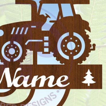 Intra απο ξύλο plywood 3mm-4mm πάχος – Μονόγραμμα τρακτέρ Letter J Δίασταση  20x20 cm INTRAFABR-70481031 - Image 1