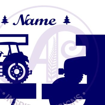 Intra απο ξύλο plywood 3mm-4mm πάχος – Μονόγραμμα τρακτέρ Letter J Δίασταση  20x20 cm INTRAFABR-70481031 - Image 2