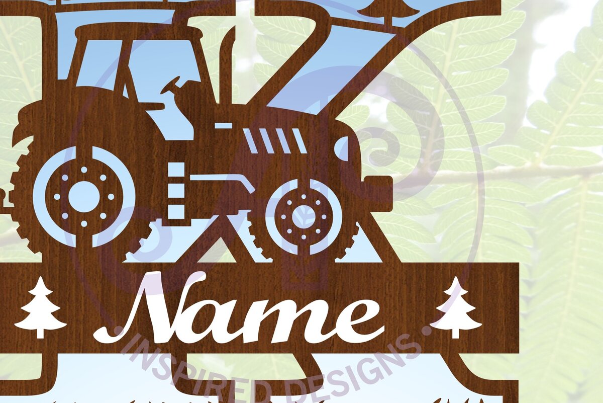 Intra απο ξύλο plywood 3mm-4mm πάχος – Μονόγραμμα τρακτέρ Letter K Δίασταση  20x20 cm INTRAFABR-70481053