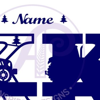 Intra απο ξύλο plywood 3mm-4mm πάχος – Μονόγραμμα τρακτέρ Letter K Δίασταση  20x20 cm INTRAFABR-70481053 - Image 2