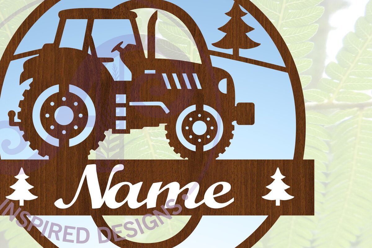 Intra απο ξύλο plywood 3mm-4mm πάχος – Μονόγραμμα τρακτέρ Letter O Δίασταση  20x20 cm INTRAFABR-70481238