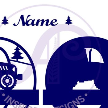 Intra απο ξύλο plywood 3mm-4mm πάχος – Μονόγραμμα τρακτέρ Letter O Δίασταση  20x20 cm INTRAFABR-70481238 - Image 2