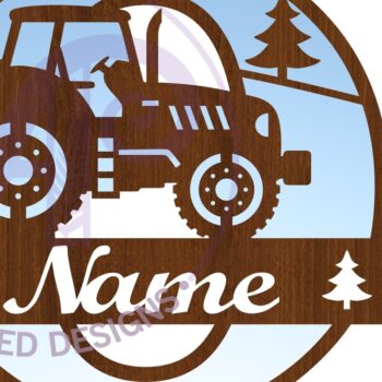 Intra απο ξύλο plywood 3mm-4mm πάχος – Μονόγραμμα τρακτέρ Letter O Δίασταση  20x20 cm INTRAFABR-70481238 - Image 3