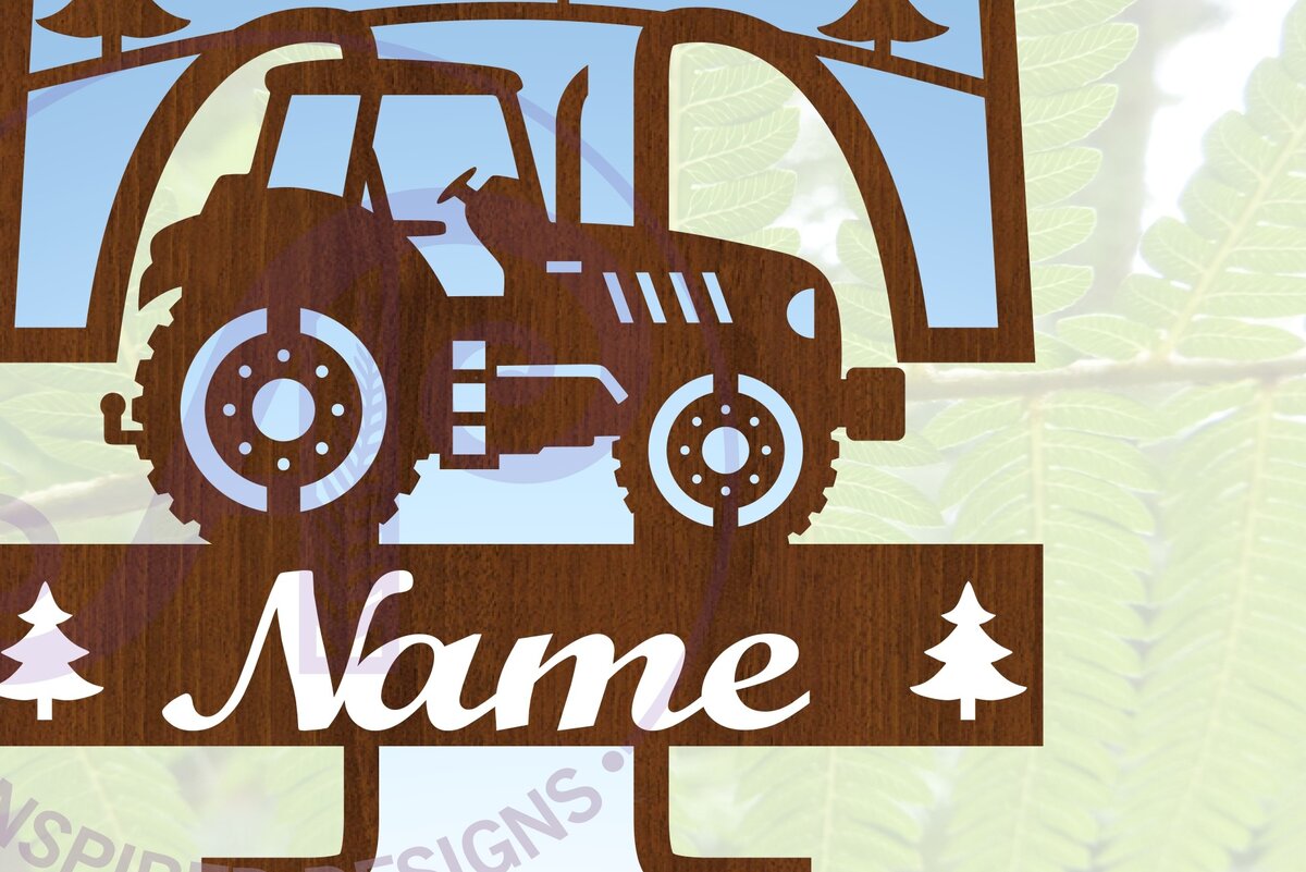 Intra απο ξύλο plywood 3mm-4mm πάχος – Μονόγραμμα τρακτέρ Letter T Δίασταση  20x20 cm INTRAFABR-70481390