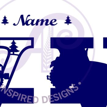 Intra απο ξύλο plywood 3mm-4mm πάχος – Μονόγραμμα τρακτέρ Letter V Δίασταση  20x20 cm INTRAFABR-70481464 - Image 2