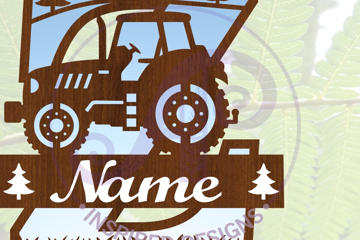 Intra απο ξύλο plywood 3mm-4mm πάχος – Μονόγραμμα τρακτέρ Letter Z Δίασταση  20x20 cm INTRAFABR-70481577