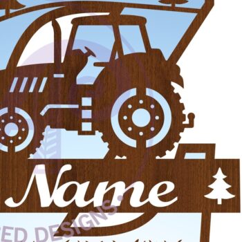 Intra απο ξύλο plywood 3mm-4mm πάχος – Μονόγραμμα τρακτέρ Letter Z Δίασταση  20x20 cm INTRAFABR-70481577 - Image 3