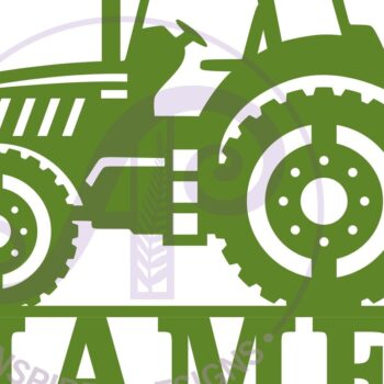 Intra απο ξύλο plywood 3mm-4mm πάχος – Αρχείο αποκοπής Sin Name Tractor Δίασταση  20x20 cm INTRAFABR-70315029 - Image 2