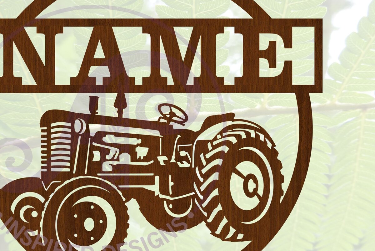 Intra απο ξύλο plywood 3mm-4mm πάχος – Σήμα ονόματος τρακτέρ Άμεση λήψη Δίασταση  20x20 cm INTRAFABR-70305852