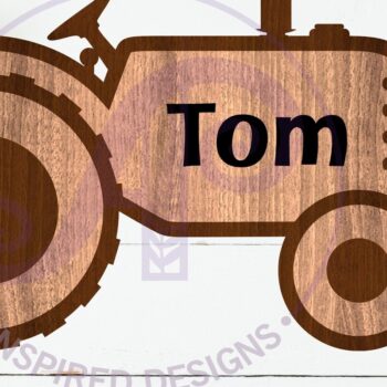 Intra απο ξύλο plywood 3mm-4mm πάχος – Τρακτέρ Παλαιότερο στυλ περίγραμμα δύο επιπέδων Δίασταση  20x20 cm INTRAFABR-111320455 - Image 1