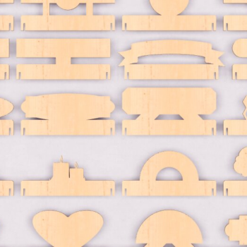 Intra απο ξύλο plywood 3mm-4mm πάχος – Ράφι εμπορικής αγοράς με πινακίδα κοπής λέιζερ Δίασταση  20x20 cm INTRAFABR-117264462 - Image 3