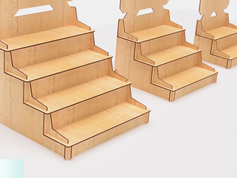 Intra απο ξύλο plywood 3mm-4mm πάχος – Αρχεία κοπής λέιζερ ράφια αγοράς συναλλαγών Δίασταση  20x20 cm INTRAFABR-117256962