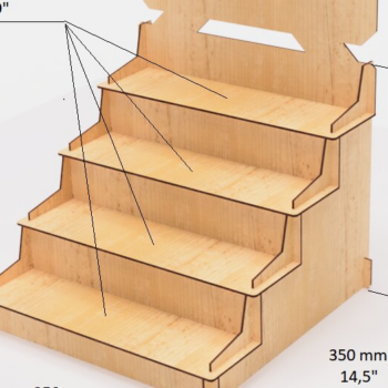 Intra απο ξύλο plywood 3mm-4mm πάχος – Αρχεία κοπής λέιζερ ράφια αγοράς συναλλαγών Δίασταση  20x20 cm INTRAFABR-117256962 - Image 2