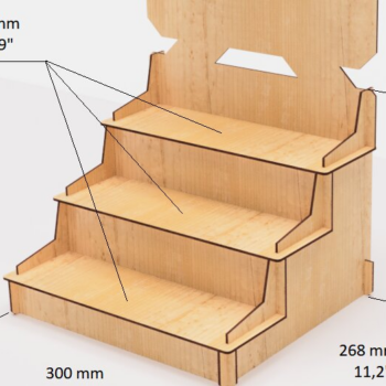 Intra απο ξύλο plywood 3mm-4mm πάχος – Αρχεία κοπής λέιζερ ράφια αγοράς συναλλαγών Δίασταση  20x20 cm INTRAFABR-117256962 - Image 3