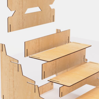 Intra απο ξύλο plywood 3mm-4mm πάχος – Αρχεία κοπής λέιζερ ράφια αγοράς συναλλαγών Δίασταση  20x20 cm INTRAFABR-117256962 - Image 5