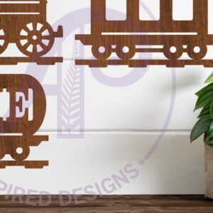Intra απο ξύλο plywood 3mm-4mm πάχος – Train 3 Part Name Sign Δίασταση  40x30 cm INTRAFABR-98572277