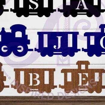 Intra απο ξύλο plywood 3mm-4mm πάχος – Γραμμή τρένου Σήμα ονόματος Δίασταση  20x20 cm INTRAFABR-99238544 - Image 2