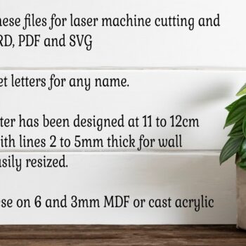 Intra απο ξύλο plywood 3mm-4mm πάχος – Γραμμή τρένου Σήμα ονόματος Δίασταση  20x20 cm INTRAFABR-99238544 - Image 5