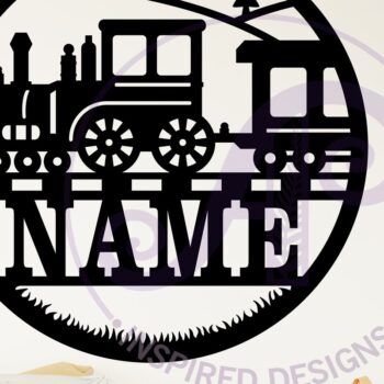 Intra απο ξύλο plywood 3mm-4mm πάχος – Σήμα ονόματος τρένου Laser Δίασταση  20x20 cm INTRAFABR-117902917 - Image 2