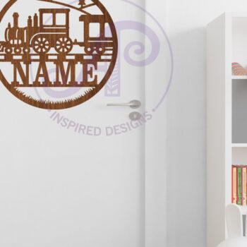 Intra απο ξύλο plywood 3mm-4mm πάχος – Σήμα ονόματος τρένου Laser Δίασταση  20x20 cm INTRAFABR-117902917 - Image 4