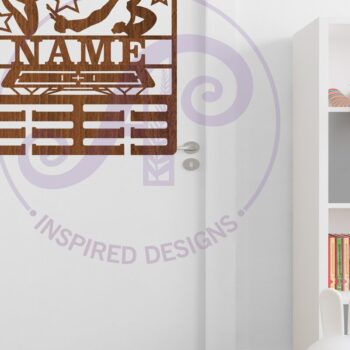 Intra απο ξύλο plywood 3mm-4mm πάχος – Τραμπολίνο Γυναικείο Όνομα Κάτοχος Μεταλλίου Δίασταση  20x20 cm INTRAFABR-112173273 - Image 3