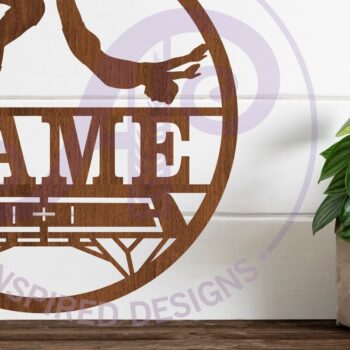 Intra απο ξύλο plywood 3mm-4mm πάχος – Τραμπολίνο Αντρικό Σήμα Laser Δίασταση  20x20 cm INTRAFABR-102153843 - Image 1