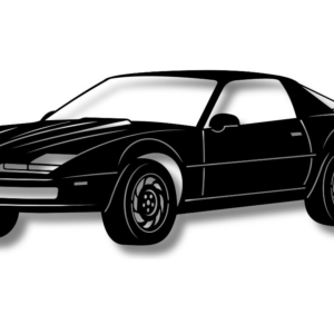 Intra απο ξύλο plywood 3mm-4mm πάχος – Trans Am 1982 Διακοσμητικό τοίχου αυτοκινήτου Δίασταση  40x30 cm INTRAFABR-117412434