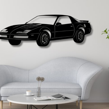 Intra απο ξύλο plywood 3mm-4mm πάχος – Trans Am 1982 Διακοσμητικό τοίχου αυτοκινήτου Δίασταση  40x30 cm INTRAFABR-117412434 - Image 2