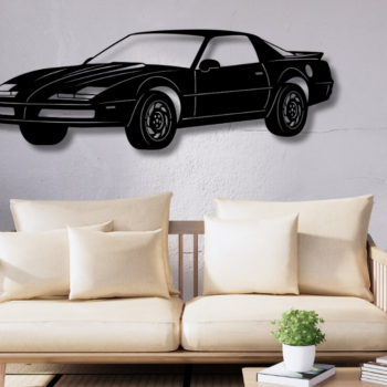 Intra απο ξύλο plywood 3mm-4mm πάχος – Trans Am 1982 Διακοσμητικό τοίχου αυτοκινήτου Δίασταση  40x30 cm INTRAFABR-117412434 - Image 3