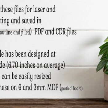 Intra απο ξύλο plywood 3mm-4mm πάχος – Σχήμα κοπής λέιζερ σιλουέτας μεταφοράς Δίασταση  20x20 cm INTRAFABR-98944948 - Image 5