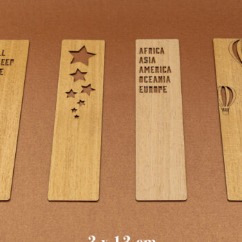 Intra απο ξύλο plywood 3mm-4mm πάχος – Αρχεία σελιδοδεικτών ταξιδιού για κόφτη λέιζερ Δίασταση  20x20 cm INTRAFABR-52602068 - Image 3