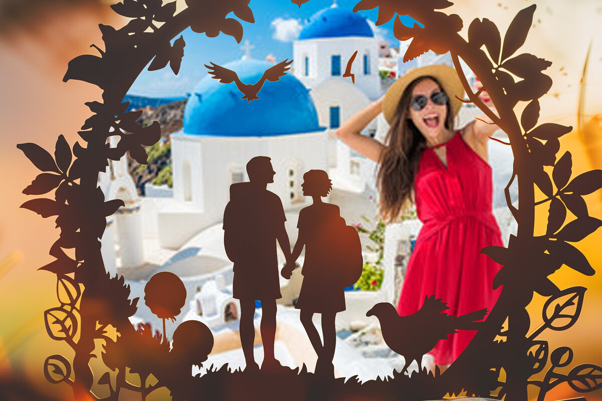 Intra απο ξύλο plywood 3mm-4mm πάχος – Κορνίζα ταξιδιού με Cut Fil Δίασταση  20x20 cm INTRAFABR-99757836