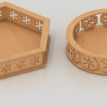 Intra απο ξύλο plywood 3mm-4mm πάχος –  διαφορετικού πάχους δίσκου 104 Δίασταση  20x20 cm INTRAFABR-60960774 - Image 1