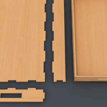 Intra απο ξύλο plywood 3mm-4mm πάχος – Δίσκος Laser Cnc Αρχεία κοπής ξύλου Δίασταση  20x20 cm INTRAFABR-60983041 - Image 3