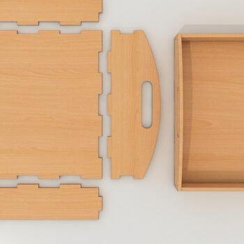 Intra απο ξύλο plywood 3mm-4mm πάχος – Δίσκος κόντρα πλακέ Lightburn διανυσματικά κομμένα αρχεία Δίασταση  20x20 cm INTRAFABR-60984451 - Image 2