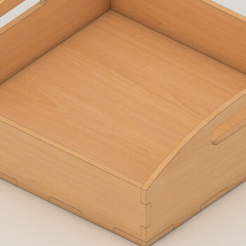 Intra απο ξύλο plywood 3mm-4mm πάχος – Δίσκος κόντρα πλακέ Lightburn διανυσματικά κομμένα αρχεία Δίασταση  20x20 cm INTRAFABR-60984451 - Image 3