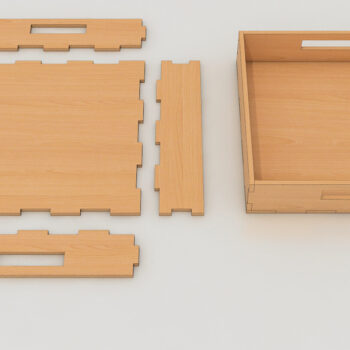 Intra απο ξύλο plywood 3mm-4mm πάχος – Δίσκος DXF CDR Αρχεία Ψηφιακή λήψη Δίασταση  20x20 cm INTRAFABR-60984736 - Image 3