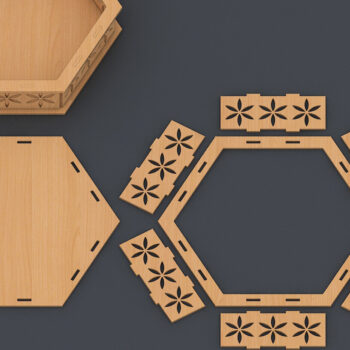 Intra απο ξύλο plywood 3mm-4mm πάχος – Διανυσματικά  δίσκου με λέιζερ 106 Δίασταση  20x20 cm INTRAFABR-60960053 - Image 2