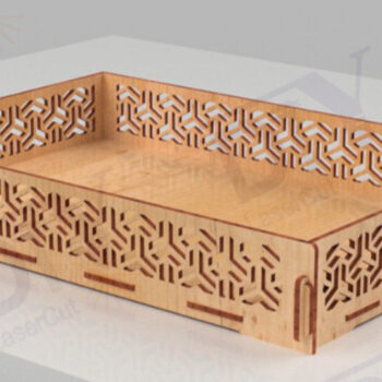 Intra απο ξύλο plywood 3mm-4mm πάχος – Δίσκος με γεωμετρίας Δίασταση  20x20 cm INTRAFABR-112587128 - Image 1