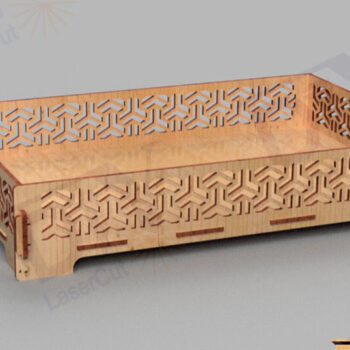 Intra απο ξύλο plywood 3mm-4mm πάχος – Δίσκος με γεωμετρίας Δίασταση  20x20 cm INTRAFABR-112587128 - Image 2