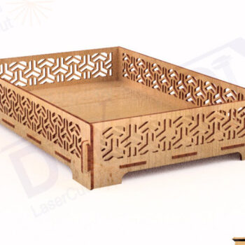 Intra απο ξύλο plywood 3mm-4mm πάχος – Δίσκος με γεωμετρίας Δίασταση  20x20 cm INTRAFABR-112587128 - Image 3