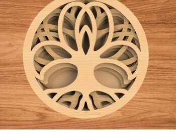 Intra απο ξύλο plywood 3mm-4mm πάχος – ΔΕΝΤΡΟ Δίασταση  20x20 cm INTRAFABR-29184760 - Image 2