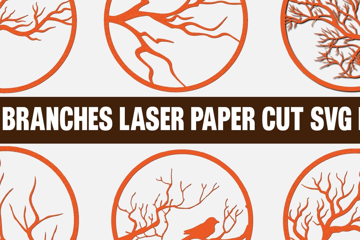 Intra απο ξύλο plywood 3mm-4mm πάχος – Δέσμη κοπής χαρτιού λέιζερ κλαδιά δέντρων 3 Δίασταση  20x20 cm INTRAFABR-75228008