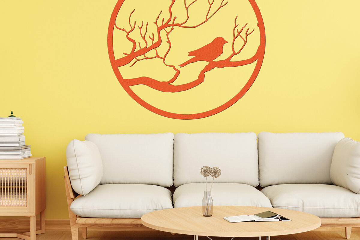 Intra απο ξύλο plywood 3mm-4mm πάχος –  κοπής χαρτιού με λέιζερ κλαδιά δέντρων 10 Δίασταση  20x20 cm INTRAFABR-77534882