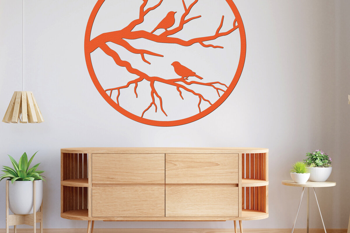 Intra απο ξύλο plywood 3mm-4mm πάχος –  κοπής χαρτιού με λέιζερ κλαδιά δέντρων 11 Δίασταση  20x20 cm INTRAFABR-77544091