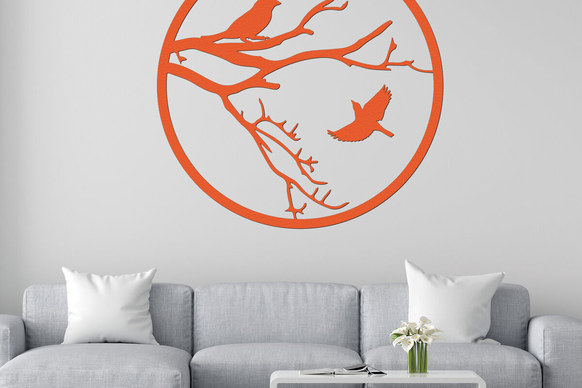 Intra απο ξύλο plywood 3mm-4mm πάχος –  κοπής χαρτιού με λέιζερ κλαδιά δέντρων 12 Δίασταση  20x20 cm INTRAFABR-77544157