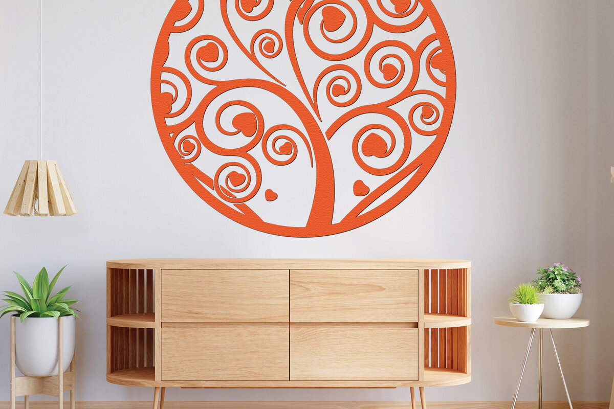 Intra απο ξύλο plywood 3mm-4mm πάχος –  κοπής χαρτιού με λέιζερ κλαδιά δέντρων 2 Δίασταση  20x20 cm INTRAFABR-77300171