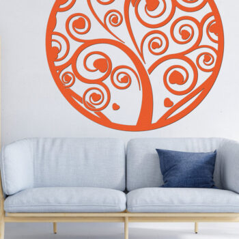 Intra απο ξύλο plywood 3mm-4mm πάχος –  κοπής χαρτιού με λέιζερ κλαδιά δέντρων 2 Δίασταση  20x20 cm INTRAFABR-77300171 - Image 3